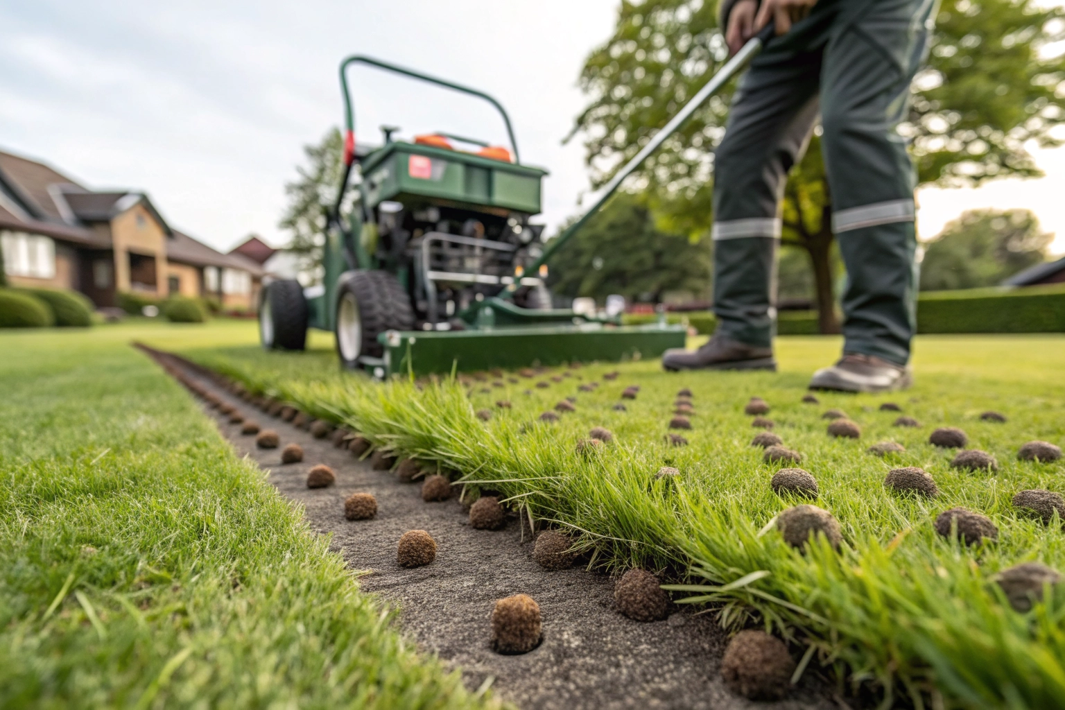Fall Aeration & Overseeding Service